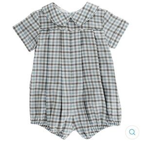 Bailey Boys Plaid Dressy Bubble Short 6M